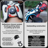 カラー：ホワイト | Seibertron SPS-6 カーボンファイバープロテクション付きレザーレーシンググローブ 画像 14