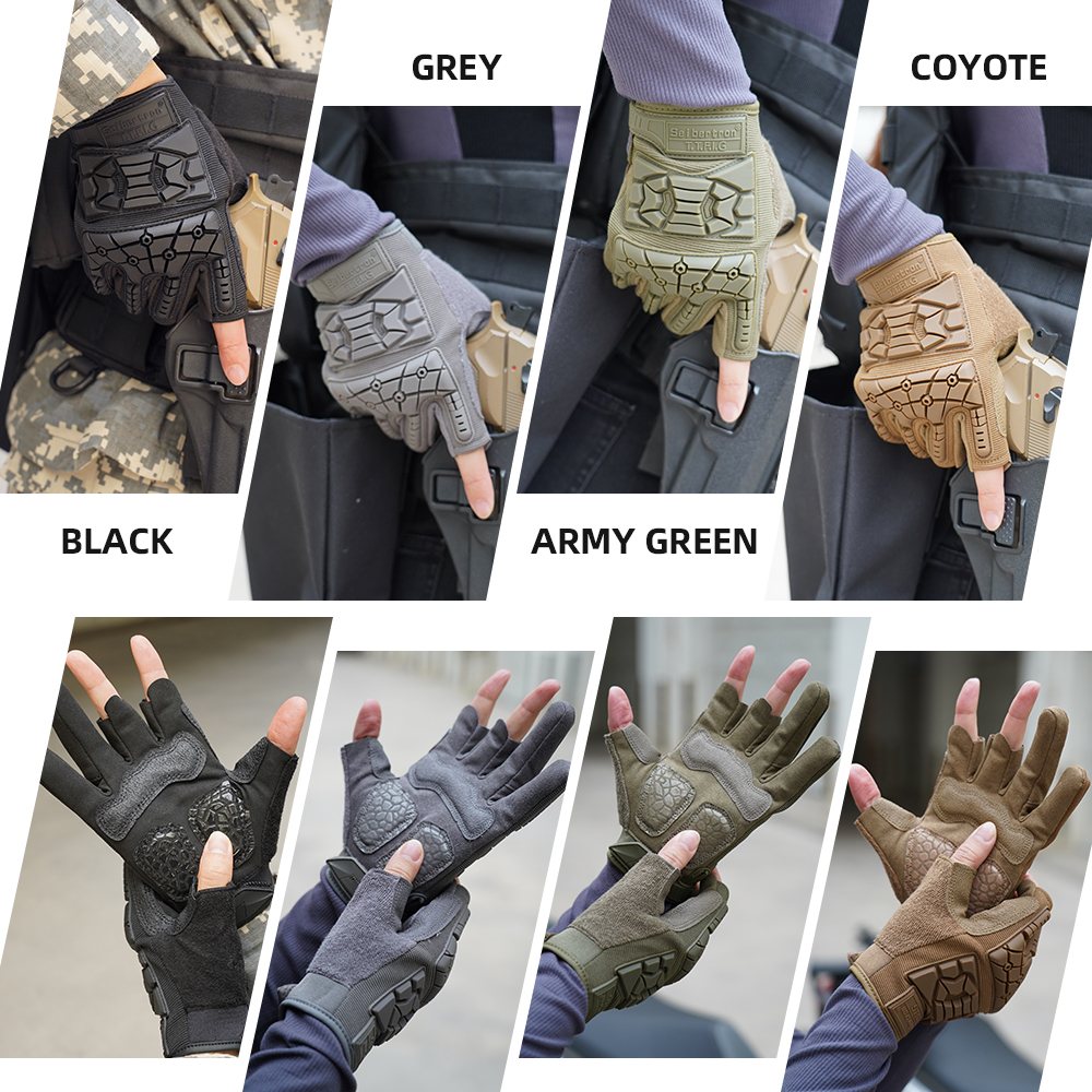 color:all | Seibertron T.T.F.I.G 2.0 three fingerless tactical gloves image 17