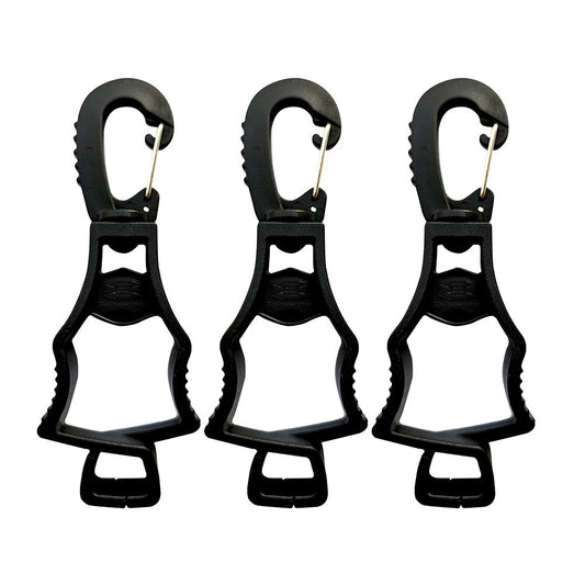 style:Black 2 Pieces | style:Black 3 Pieces | color:Black | Seibertron Work Glove Clips black original white background image