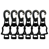 スタイル:Black 4 個 | カラー:Black | Seibertron Work Glove Clips black オリジナル白背景画像