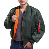 Seibertron メンズ MA - 1 ボンバーフライト 防水/はっ水 ジャケット - SeibertronApparel602201113598